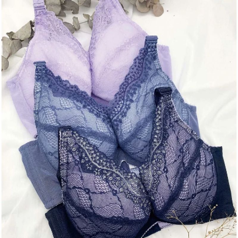 #27173S - 清新海洋系列 貝殼邊蕾絲集中型內衣 (套裝) (副本)